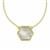 Mother of Pearl Necklace in Vermeil (12mm)