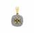 Csarite® Pendant with White Zircon in 9K Gold 1.55cts