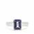 Marambaia Violet Topaz Ring in Sterling Silver 3.02cts