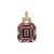 Pink Diaspore Pendant with Diamond in 18K Gold 18.75cts