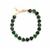 Ruby-Zoisite Bracelet in Gold Tone Sterling Silver 45cts 