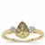 Csarite® Ring with White Zircon in 9K Gold 1.25cts
