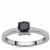 Blue Sapphire Ring in Sterling Silver 0.85ct