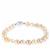South Sea Cultured Pearl Bracelet in Sterling Silver (7mm)