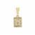 Diamonds Pendant in 9K Two Tone Gold 0.26cts