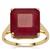 Malagasy Ruby Ring in 9K Gold 12.65cts