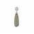 Aquaprase™ & White Zircon Artemis Lavalier Amulet in Sterling Silver ATGW 21cts