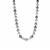 Tahitian Cultured Pearl Necklace in Sterling Silver (11x8mm)