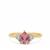 Tajik Spinel Ring with Diamond in 18K Gold 1.17cts