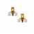 Diamantina Citrine Earrings in Gold Plated Sterling Silver 1.72cts