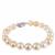 South Sea Cultured Pearl Graduated Bracelet  in Sterling Silver