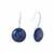 Sar-i-Sang Lapis Lazuli Earrings in Sterling Silver 19.16cts 