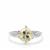 Serenite Ring with White Zircon in Sterling Silver 2.10cts