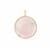 Rose Quartz Pendant in Rose Gold Tone Sterling Silver 88.10cts