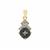Burmese Spinel Pendant with Diamond in 18K Gold 2.95cts