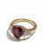 Malawi Garnet Ring with Diamonds in 18K Gold 5.36cts