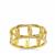 Cage Ring in Gold Plated Sterling Silver