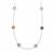 Diamantina Citrine Necklace with Multi Gemstones in Sterling Silver 16.60cts