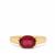 Bemainty Ruby Ring in 9K Gold 3cts