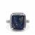 Lapis Lazuli Ring in Sterling Silver 10.07cts