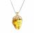 Baltic Amber Necklace in Two Tone Sterling Silver (65 x 59mm)