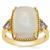 Rainbow Moonstone Ring with Tanzanite in Gold Plated Sterling Silver 7.90cts
