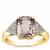 Burmese Spinel Ring with Diamond in 18K Gold 3.13cts