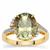 Csarite® Ring with Diamond in 18K Gold 5.52cts