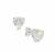 Minas Gerais White Topaz Earrings in Sterling Silver 3.80cts