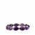 Bahia Amethyst Stretchable Bracelet in Gold Tone Sterling Silver 90cts