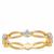 Diamonds Ring in Gold Plated Sterling Silver 0.09ct