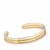 Bangle in Three Tone Gold Plated Sterling Silver