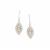 Indonesian Seed Pearls Earrings in Sterling Silver 2cts