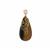 Yellow Tiger's Eye Pendant in Gold Tone Sterling Silver 117.65cts