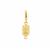 Magnetic Clasp with Lobster Lock in Gold Plated Sterling Silver