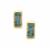 Blue Lagoon Diamond Earrings in 9K Gold 1cts