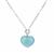 Kashmir Aquamarine Necklace with White Topaz in Sterling Silver 12.07cts