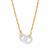 Type A Burmese Jadeite & White Zircon Gold Tone Sterling Silver Necklace ATGW 6.52cts