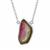 Watermelon Tourmaline Necklace in Sterling Silver 3.30cts