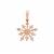 Natural Pink Diamonds Pendant in 9K Rose Gold 0.28ct