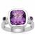 Amethyst Ring in Sterling Silver 3.86cts
