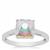  Modern Peruzzi Moonlight Topaz Ring in Sterling Silver 3.75cts