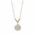 Type A Burmese Jadeite Necklace in Gold Tone Sterling Silver 15cts