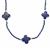 Lapis Lazuli Necklace in Sterling Silver 65cts