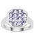 Tanzanite Ring in Sterling Silver 1.42cts