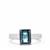 Marambaia Teal Topaz Ring  in Sterling Silver 3.02cts