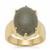 Nephrite Jade Ring in Gold Plated Sterling Silver 9.90cts