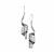 Samuel B Woven Design Swirl Earrings 9.30g