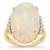 Ethiopian Opal Ring with Diamonds in 18K Gold 12.79cts