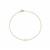 Letter 'F' Bracelet in 9K Gold